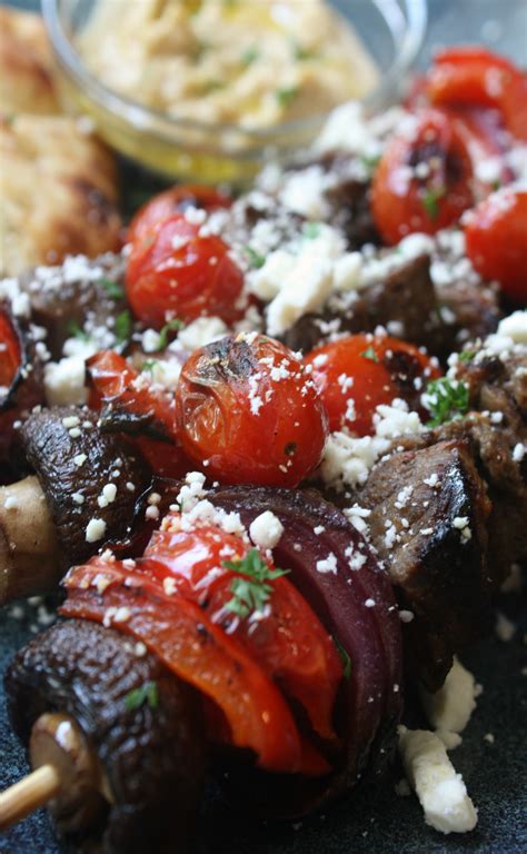 See more ideas about kabobs, oven kabobs, kabob recipes. Beef Kabobs with Blistered Tomatoes and Feta - Daily Appetite