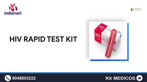 Meriscreen Hiv Wb Rapid Test Kit At Rs Piece Rapid Test Kits