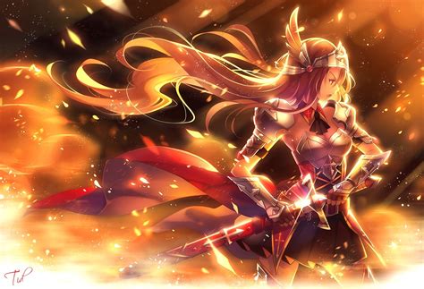Sword Anime Girls Knights Original Characters Anime Wallpapers Hd