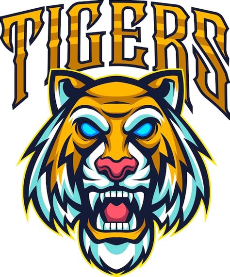 Premium Vector Vector Illustration Of Tigers Mascot Logo Template