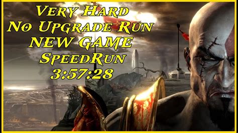 God Of War 3 SpeedRun Very Hard No Upgrade Glitchless Em 3 57 28