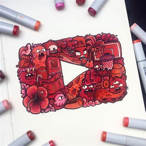 The Doodle Youtube Playbutton 💥 ️ After Doing Youtube For 2 Years I