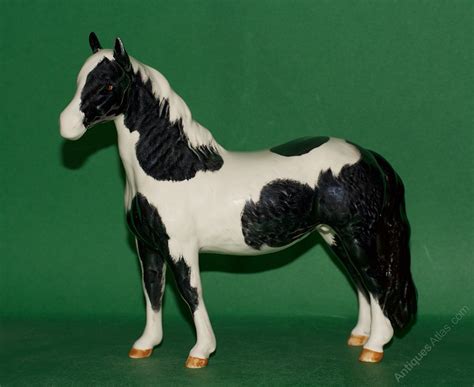Antiques Atlas Beswick Pinto Pony Model No Black White