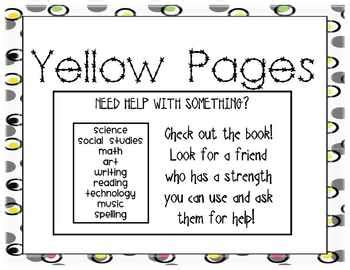 People's view about me, particularly those with whom i spend most of my time, is that i have many strengths among which the most prominent is my leadership skills. Classroom Yellow Pages - Highlighting Student Strengths | TpT