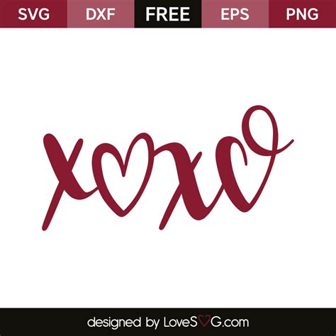 Download xoxo | Lovesvg.com
