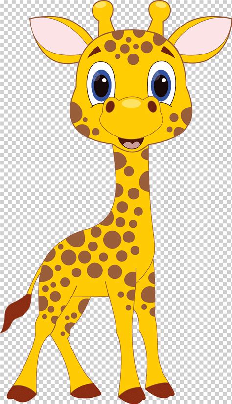 Giraffe Drawing Cartoon Giraffe Mammal Animals Vertebrate Png