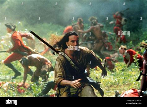 Daniel Day Lewis The Last Of The Mohicans 1992 Stock Photo Alamy