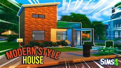 Modern Style House The Sims 4 Speed Build Youtube