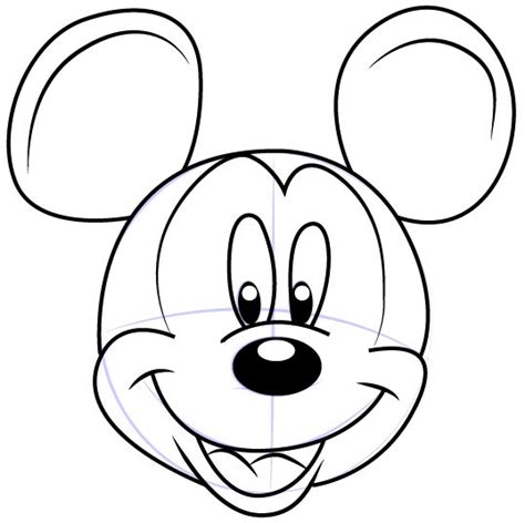 Gambar Sketsa Mickey Mouse Imagesee