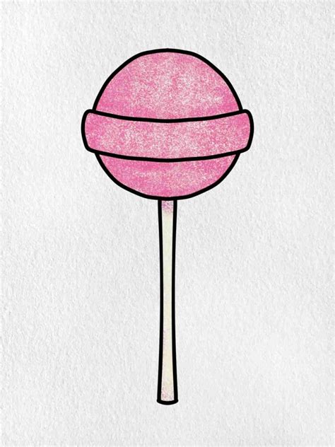 How To Draw A Lollipop Helloartsy
