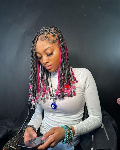 Pin On Knotless Braids With Beads