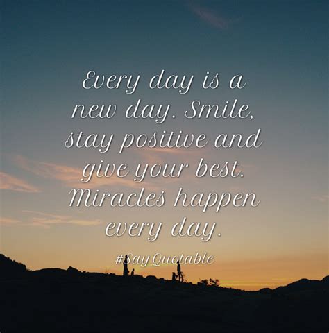 Quotes About A New Day Inspiration