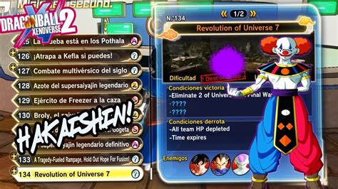 Each race and gender has different stats, combos, attributes, strength and weaknesses, and so will recieve their own articles. DRAGON BALL XENOVERSE 2: MISIÓN ESPECIAL RIVALES DEL UNIVERSO 7 MOD - YouTube