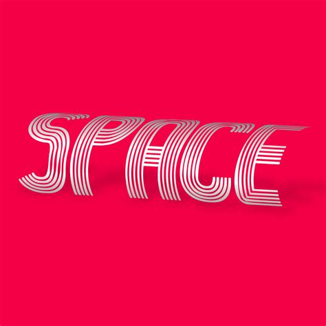 ArtStation - Space "Curved" Typography