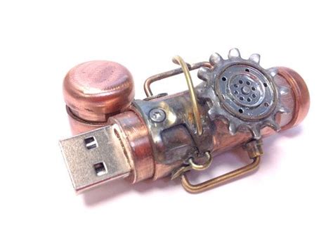 Steampunk 8gb Usb Flash Drive Model 361 In A Tin Box Etsy Usb Flash