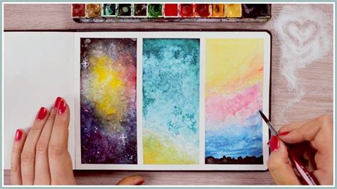 Using Salt Watercolor Painting Ideas And Techniques For