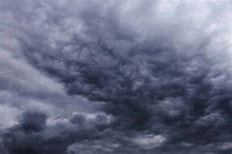 Dark Rain Clouds Stock Photo