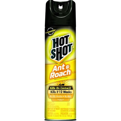 Hot Shot Ant And Roach Killer 175 Oz Aerosol Lemon Scent