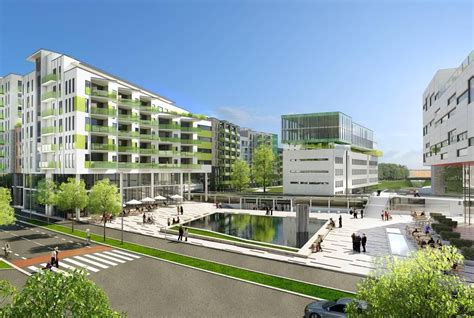 Parallelt med bygging av nye boliger etableres parker, plasser. Nå starter neste del av utbyggingen av Ensjø Torg ...