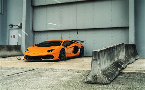 Download Wallpapers 4k Lamborghini Aventador Lp750 4 Superveloce