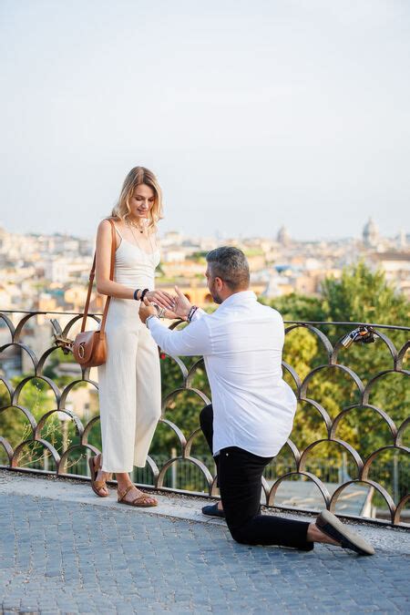 surprise proposal on the pincio terrazza belvedere with eleni and ioannis