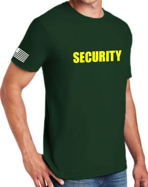 Security Shirts With American Flag