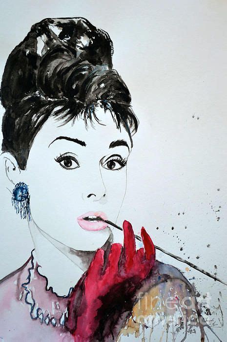 Audrey Hepburn Original By Ismeta Gruenwald Audrey Hepburn Art