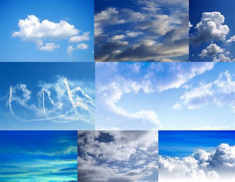 4 Designer Blue Sky And White Clouds High Definition Picture