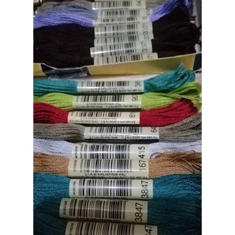 DMC Original Cross Stitch Embroidery Cotton Threads Shopee Philippines