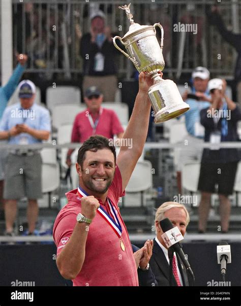 Us Open Golf Trophy Jon Rahm Hi Res Stock Photography And Images Alamy