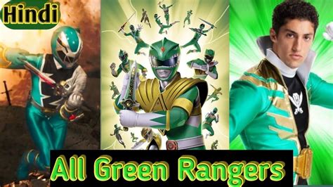 Every Green Ranger All Green Rangers Green Rangers Hindi A