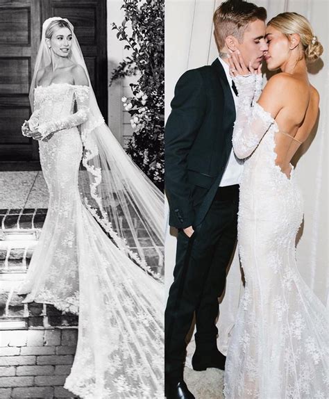The Catwalk Italia Tci On Instagram “hailey Bieber Wedding Dress 👍🏼or👎🏼” Wedding Dresses