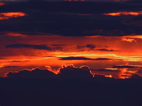 Free Images Afterglow Red Sky At Morning Sunset Cloud Sunrise