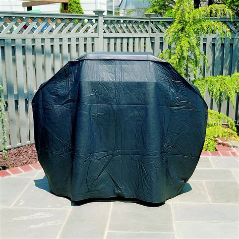 Mr Bar B Que Premium Large Black Grill Cover Outdoor Living Grills