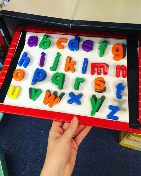 Magnetic Letters Ready To Go For Some Word Work Next Week 🔡 This System