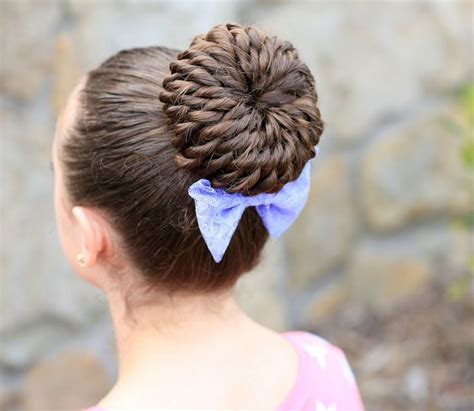 The hair knot cute hairstyle. 38 Super Cute Little Girl Hairstyles for Wedding | Deer ...