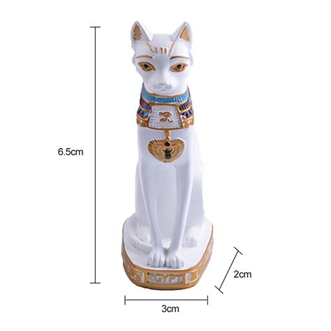egyptian cat figurine statue decoration vintage cat goddess bastet statue home garden buy at