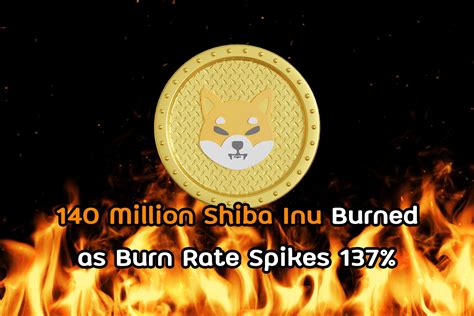 140 Million Shiba Inu Burned As Burn Rate Spikes 137 Shiba Inu Coin
