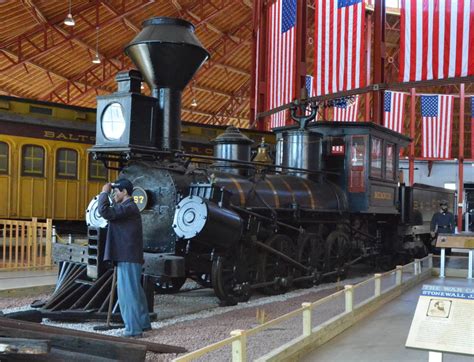 civil war locomotive baltimore and ohio railroad museum baltimore maryland