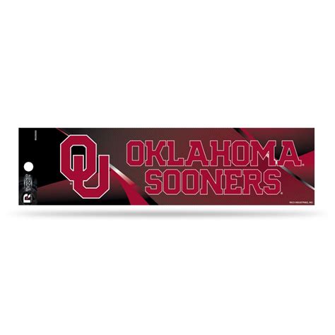 University Of Oklahoma Sooners Bumper Sticker At Sticker Shoppe