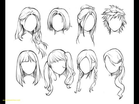Lovely How To Draw Anime Girl Hair For Beginners