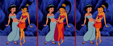 Jasmine With The Friend Like Me Belly Dancers Aladdin Fan Art