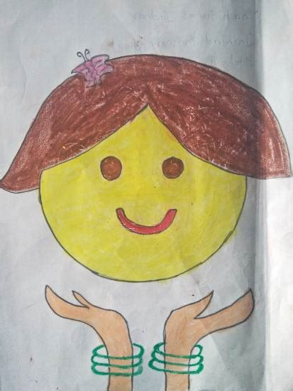 Save Girl Child Painting By Mahi Jadhav