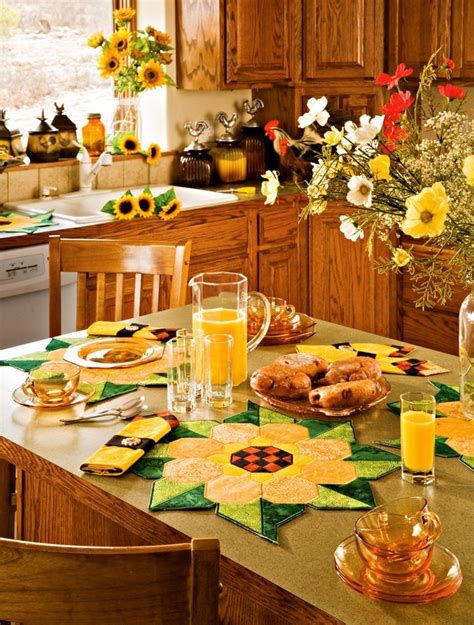 Kitchen table decorating ideas pictures. Sunflower Kitchen Decor Ideas For Modern Homes