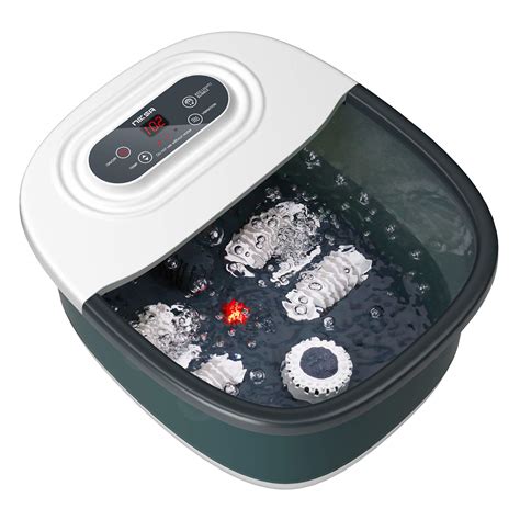 Foot Spa Bath Massager With Heat Bubbles Vibration And Red Light4