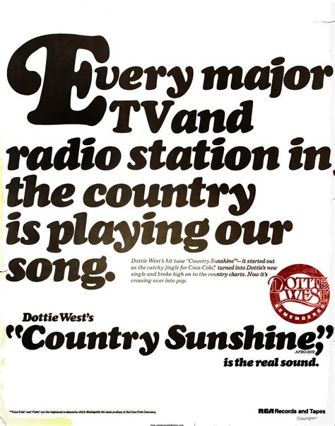 Dottie West Remembered 1973 Country Sunshine
