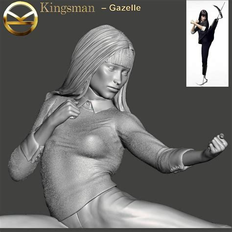 STL File Kingsman Gazelle My Favourite Assassin By SPARX 3D