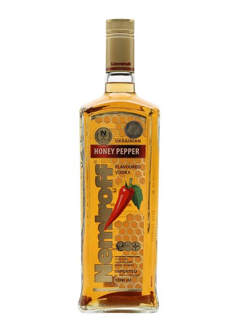Nemiroff Honey Pepper Vodka Buy From Worlds Best Drinks Shop