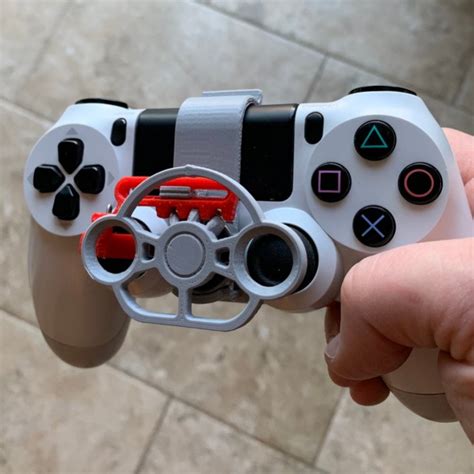 3d Printable Playstation 4 Controller Mini Wheel By Mohamed Rahal