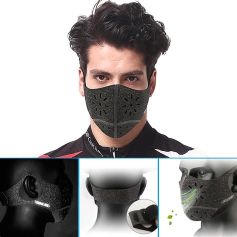 Half Face Respirator Mask Dust Pm25 Proof Filtered Activated Carbon
